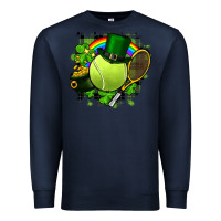 Navy St. Patrick's Day Tennis Premium Sweatshirt - FaDigitalArtStudio