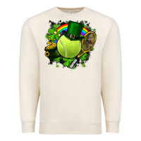 Sandshell St. Patrick's Day Tennis Premium Sweatshirt - FaDigitalArtStudio