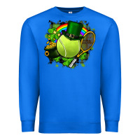True Royal St. Patrick's Day Tennis Premium Sweatshirt - FaDigitalArtStudio