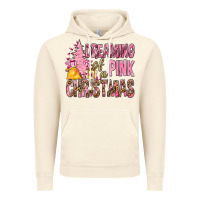 Vintage Artic Dreaming Of A Pink Christmas Vintage Hoodie - BundleAndBundleShop