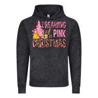 Vintage Black Dreaming Of A Pink Christmas Vintage Hoodie - BundleAndBundleShop