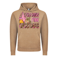 Vintage Coffee Dreaming Of A Pink Christmas Vintage Hoodie - BundleAndBundleShop