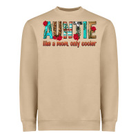 Mushroom Auntie Like a Mom Only Cooler Heavyweight Sweatshirt - texasbilliewilder
