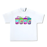 White loaded tea coffee Urban Heavy Tee - JahusDesignShop