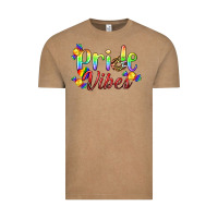 Vintage Coffee Pride Vibes LGBTQ Vintage Tee - BundleAndBundleShop