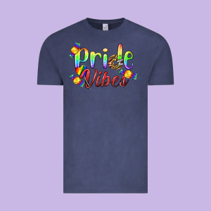 Pride Vibes Lgbtq Vintage Tee Designed By Bundleandbundleshop