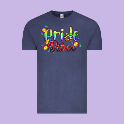 Pride Vibes Lgbtq Vintage Tee Designed By Bundleandbundleshop