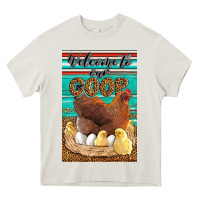 Cream Western Welcome To Our Coop Heavy Core Tee - LillyAllenDesigns
