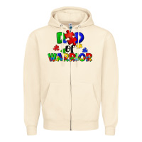 Sandshell Dad of warrior Zipper Hoodie - CowGirlArtShop