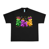 Black mardi gras bead dogs Urban Heavy Tee - LillyAllenDesigns