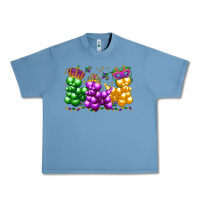 Pebble Blue mardi gras bead dogs Urban Heavy Tee - LillyAllenDesigns