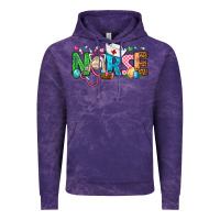 Cloud Purple Easter Nurse Vintage Hoodie - BundleAndBundleShop