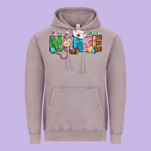 Easter Nurse Vintage Hoodie Designed By Bundleandbundleshop