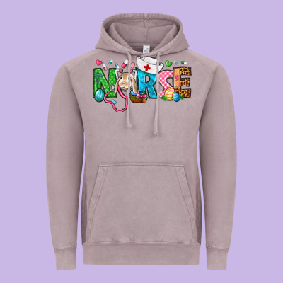 Easter Nurse Vintage Hoodie Designed By Bundleandbundleshop