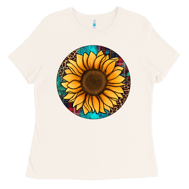 Sunflower Christmas Ornament Ladies Tee by Jasminsmagicworld | Teevron