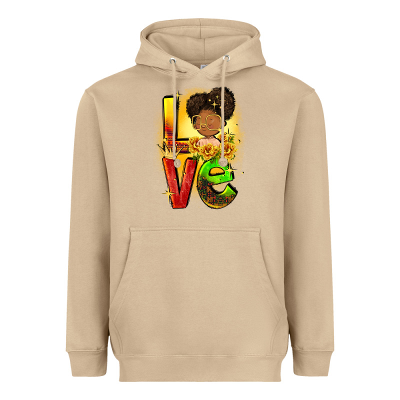 Love Juneteenth Heavyweight Hoodie by FaDigitalArtStudio | Teevron