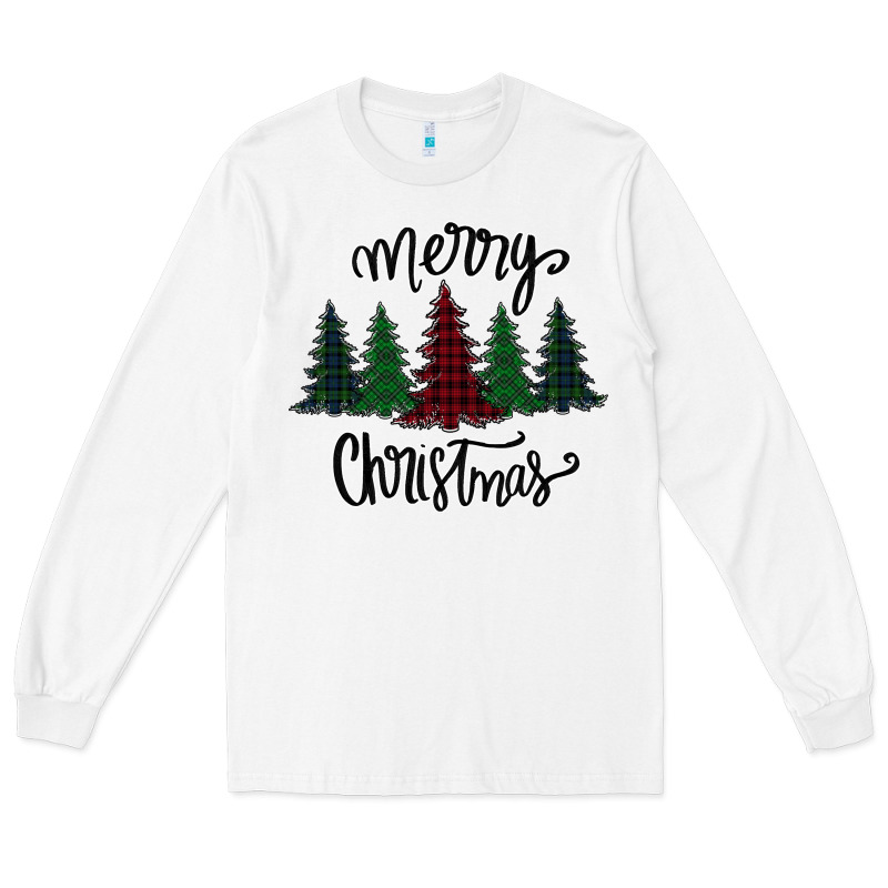Merry Christmas Trees Long Sleeve Tee by Bettercallsaul | Teevron