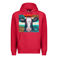 Cardinal Cow Tumbler Premium Hoodie - CowCowDesign