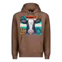 Chestnut Cow Tumbler Premium Hoodie - CowCowDesign