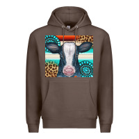 Coffee Cow Tumbler Premium Hoodie - CowCowDesign