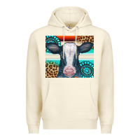 Sandshell Cow Tumbler Premium Hoodie - CowCowDesign