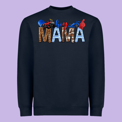 Boy Mama Heavyweight Sweatshirt Designed By Texasbilliewilder