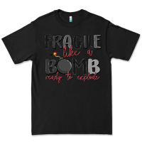 Black fragile like a bomb ready to explode Premium Tee - MaliasSmallBusiness