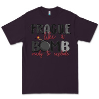 Plum fragile like a bomb ready to explode Premium Tee - MaliasSmallBusiness