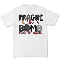 White fragile like a bomb ready to explode Premium Tee - MaliasSmallBusiness