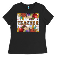 Black Teacher Ladies Tee - LillyAllenDesigns