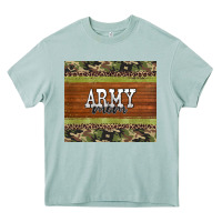 Arona army mom leopard glitter camouflage Heavy Core Tee - BarkalooDesign