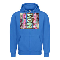 True Royal Mom leopard Zipper Hoodie - CowGirlArtShop