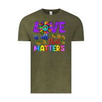 Vintage Olive Love İs All That Matters Vintage Tee - BundleAndBundleShop