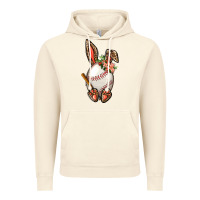 Vintage Artic Baseball Easter Bunny Vintage Hoodie - BundleAndBundleShop