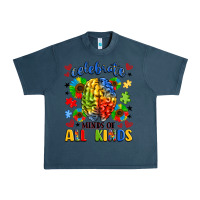 Midnight Navy celebrate neurodiversity Urban Heavy Tee - LillyAllenDesigns