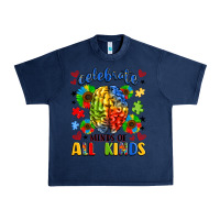 Navy celebrate neurodiversity Urban Heavy Tee - LillyAllenDesigns