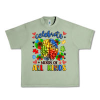 Oil Green celebrate neurodiversity Urban Heavy Tee - LillyAllenDesigns