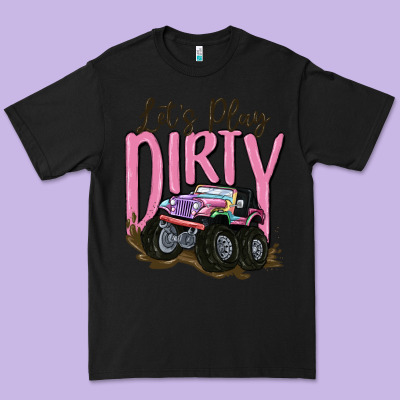 Let's Play Dirty Premium Tee Designed By Maliassmallbusiness