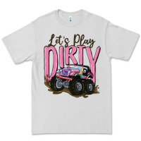 Dove Grey let's play dirty Premium Tee - MaliasSmallBusiness