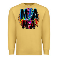 Antique Gold Mama lightning bolts Mother's Day Premium Sweatshirt - FaDigitalArtStudio