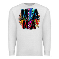 Oatmeal Heather Mama lightning bolts Mother's Day Premium Sweatshirt - FaDigitalArtStudio
