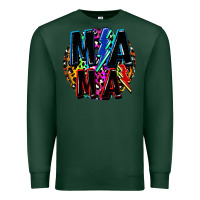 Sports Green Mama lightning bolts Mother's Day Premium Sweatshirt - FaDigitalArtStudio