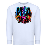 White Mama lightning bolts Mother's Day Premium Sweatshirt - FaDigitalArtStudio