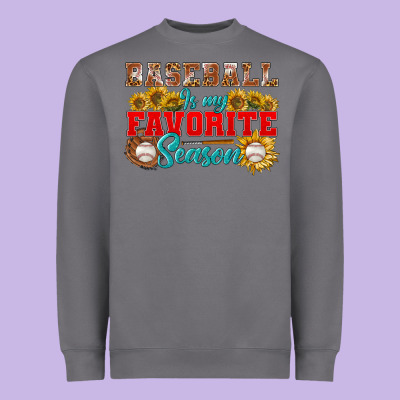 Baseball Is My Favorite Season Heavyweight Sweatshirt Designed By Nancycooperartshop