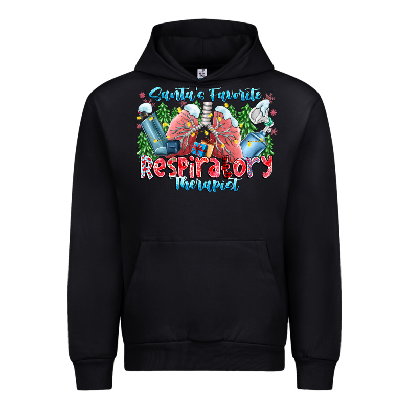 Santa's Favorite Respiratory Therapist Urban Hoodie by CowhideDigitalArt | Teevron