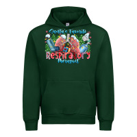 Foreset Green santa's favorite respiratory therapist Urban Hoodie - CowhideDigitalArt