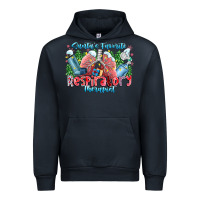 Navy santa's favorite respiratory therapist Urban Hoodie - CowhideDigitalArt