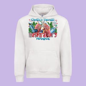 Santa's Favorite Respiratory Therapist Urban Hoodie Designed By Cowhidedigitalart