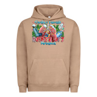 Pigment Burro santa's favorite respiratory therapist Urban Hoodie - CowhideDigitalArt