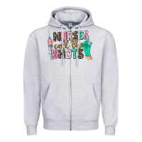 Nurses Call The Shots Zipper Hoodie | Teevron